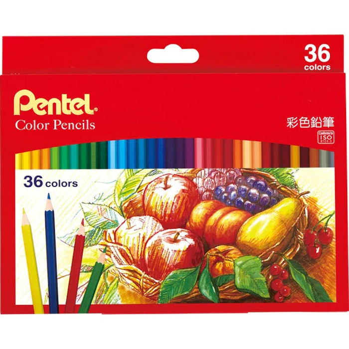 Pentel飛龍 彩色鉛筆 36色組 Translation missing: zh-TW.activerecord.decorators.item_part_image/alt
