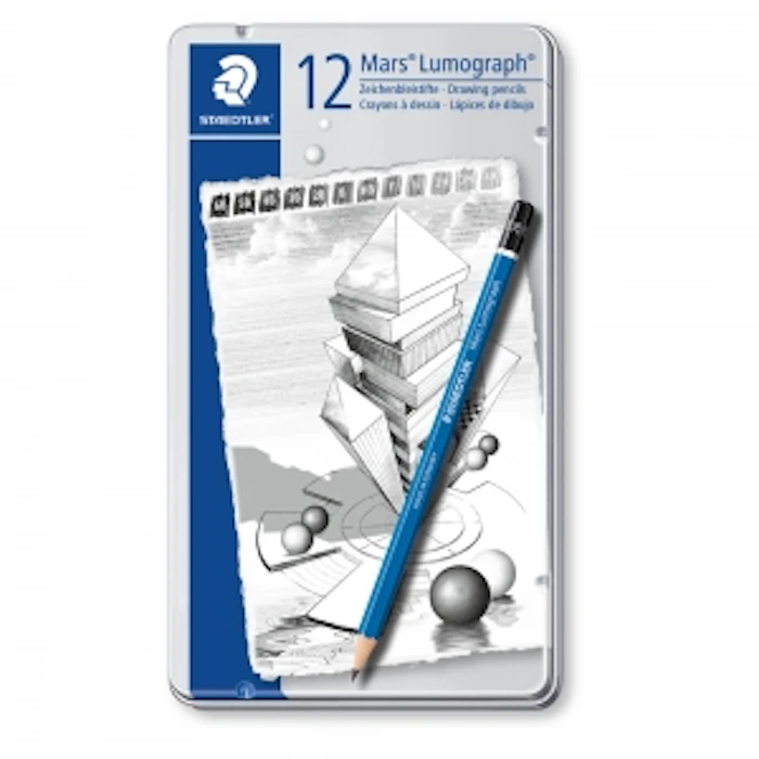 STAEDTLER 12枝組藍桿素描鉛筆 Translation missing: zh-TW.activerecord.decorators.item_part_image/alt
