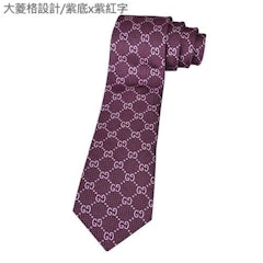 雙G LOGO蠶絲領帶