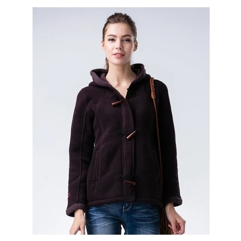 POLARTEC 牛角釦珍珠刷毛外套 1