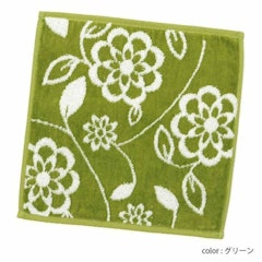 大理花無撚絲手帕巾