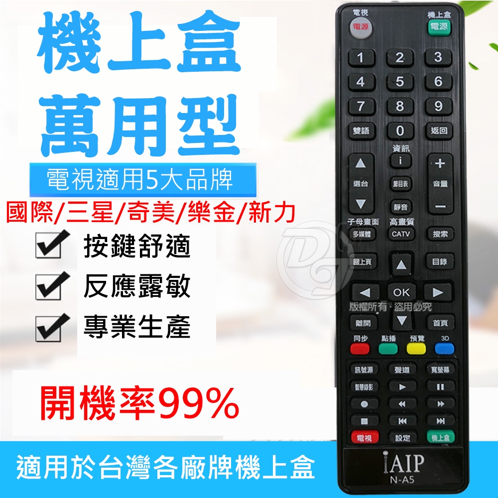 2合1電視專用+機上盒萬用遙控器 2