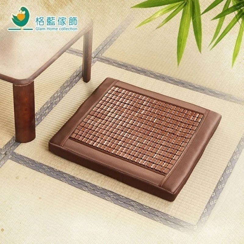 雅逸碳化麻將竹立體涼墊 1