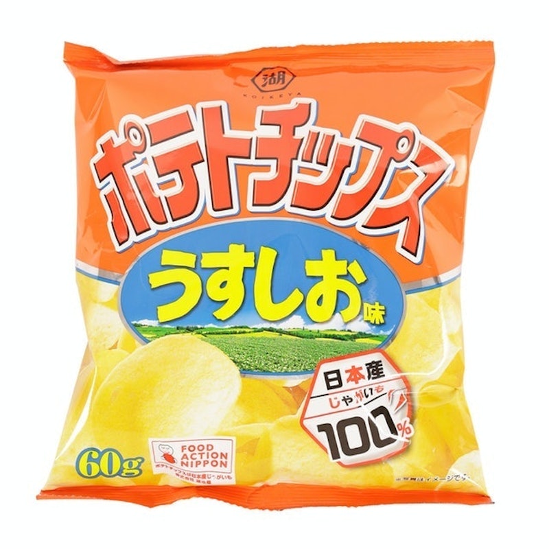 平切洋芋片 薄鹽口味 60gx3入組 1