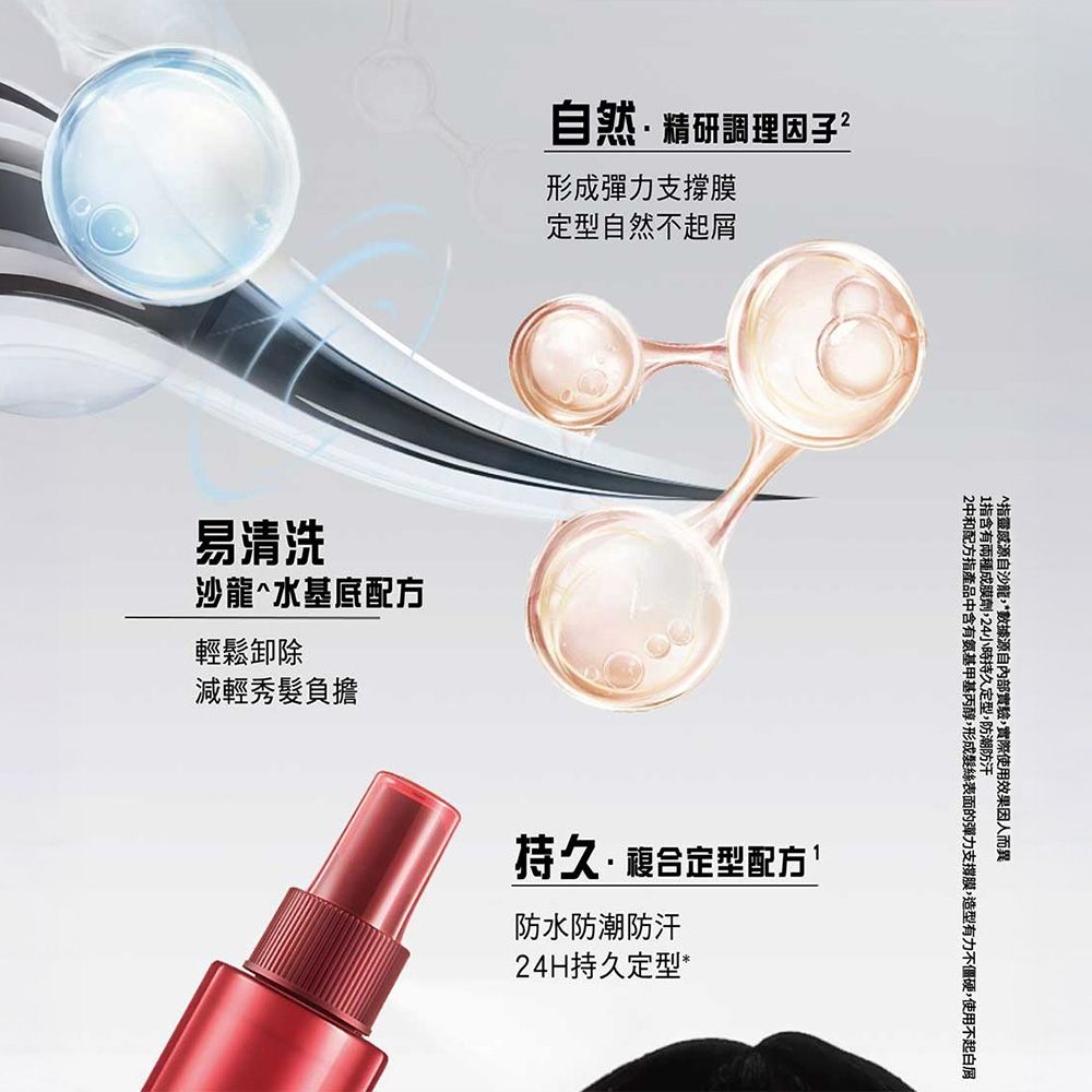 強力持久定型噴霧 3