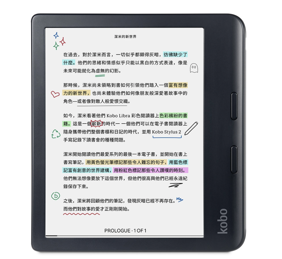 Libra Colour 7吋彩色電子書閱讀器 1