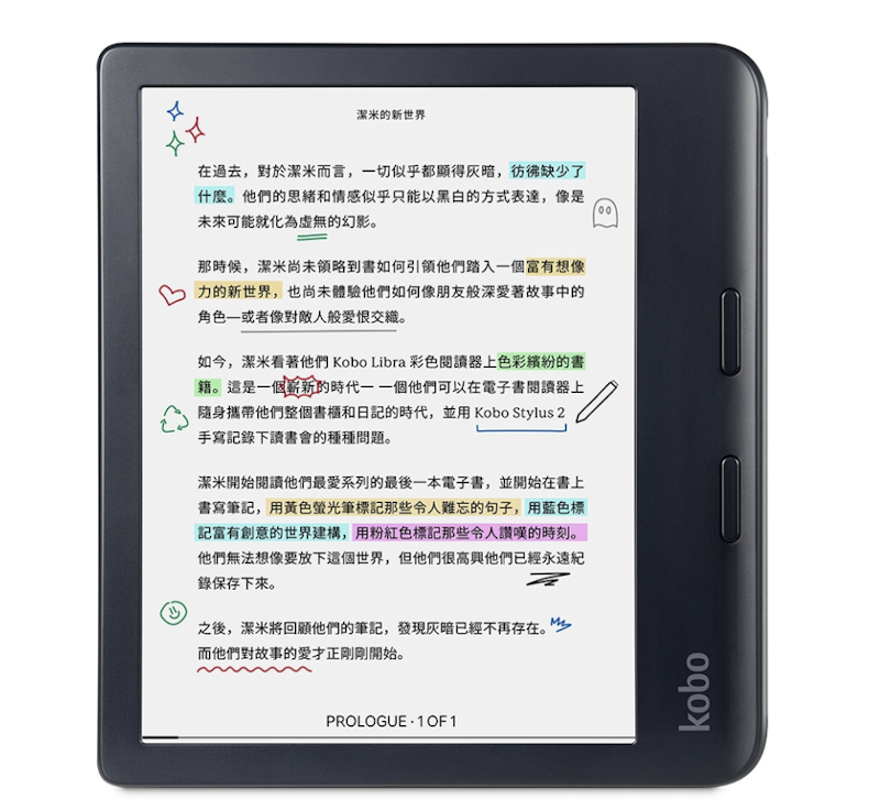 Libra Colour 7吋彩色電子書閱讀器 1