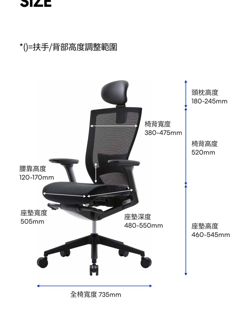 高階人體工學椅 3