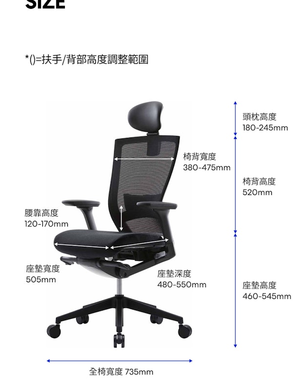 高階人體工學椅 3