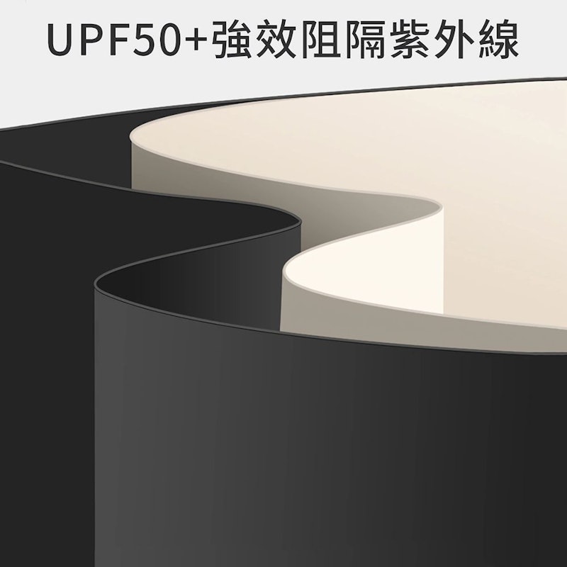 UPF50+黑膠防曬輕量自動傘 2