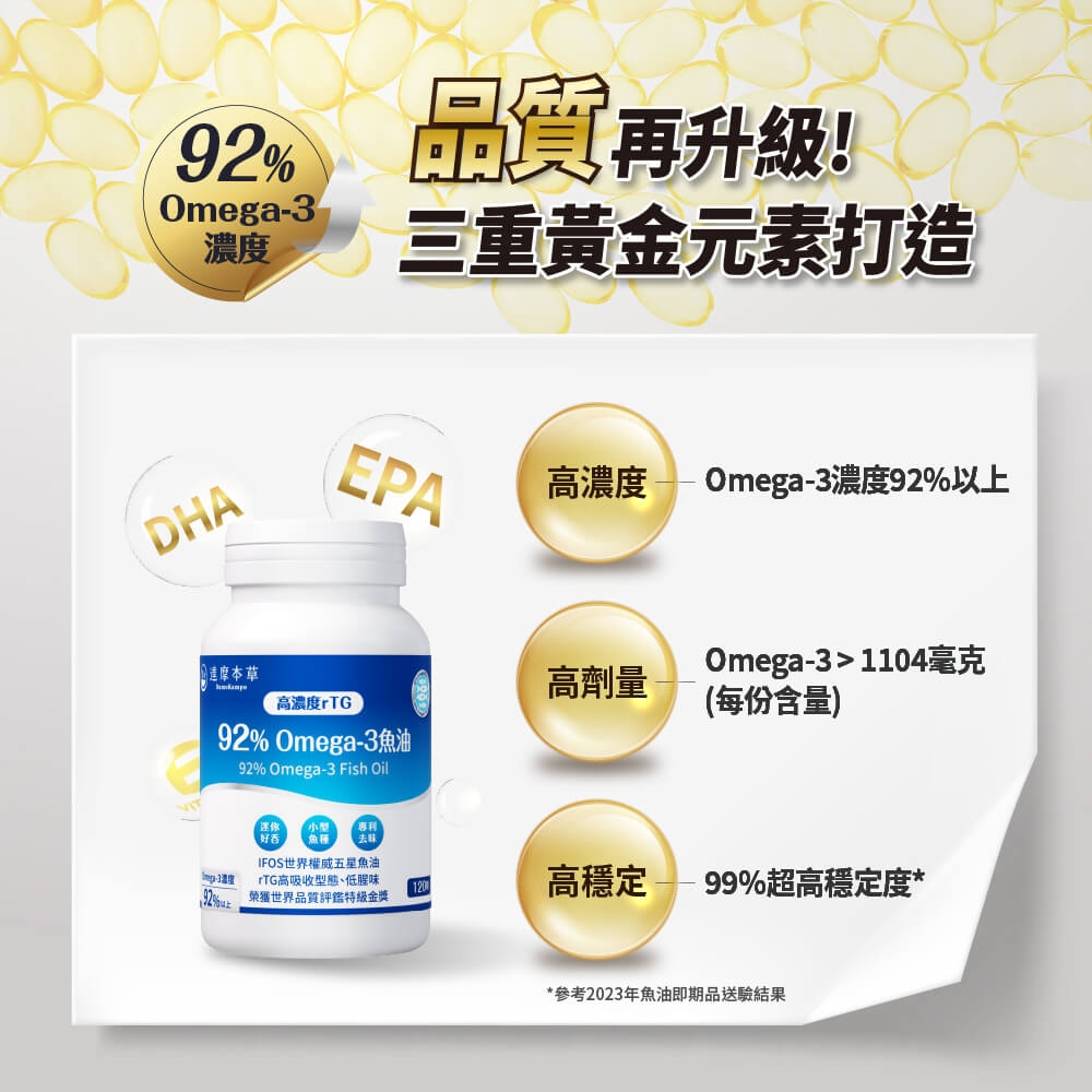 92%Omega-3 rTG 高濃度魚油 EX 2