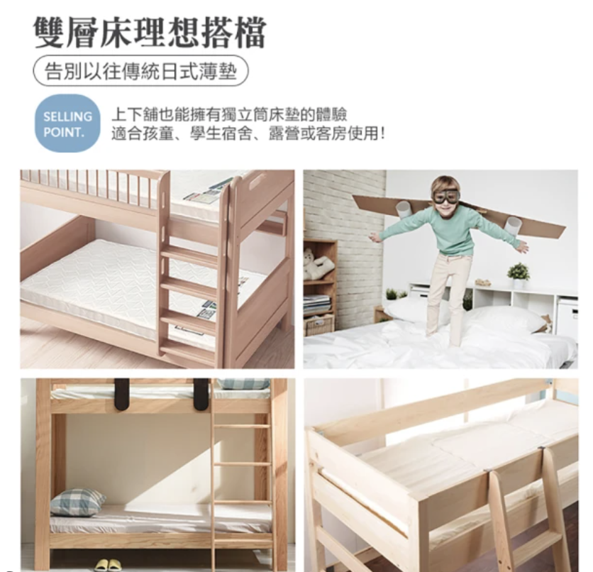 薄型獨立筒床墊 3