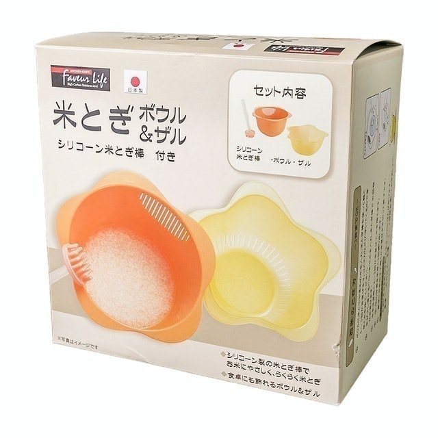 Faveur Life 洗米盆組合（附矽膠洗米棒） 2