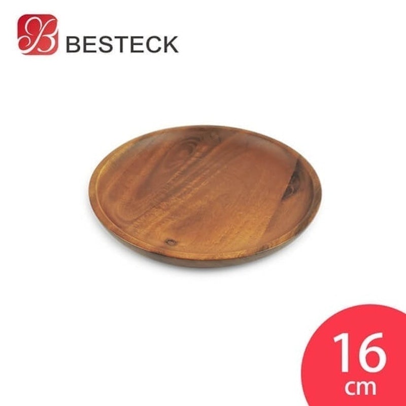 6. BESTECK 洋槐木點心盤 1