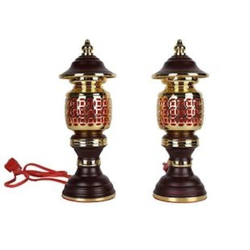 深棕金福祿燈 1