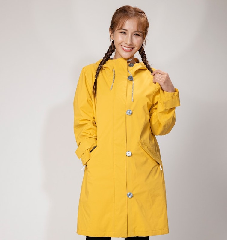 女防水透濕長版風雨衣 1
