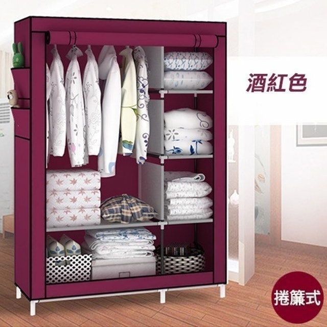 簡易平價DIY布衣櫃 1
