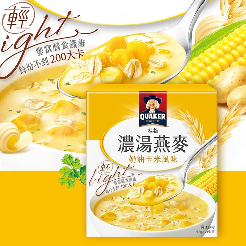 奶油玉米風味濃湯燕麥 1