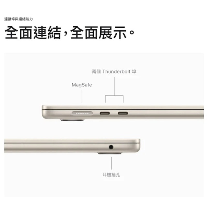 MacBook Air 15.3吋 M3晶片 5