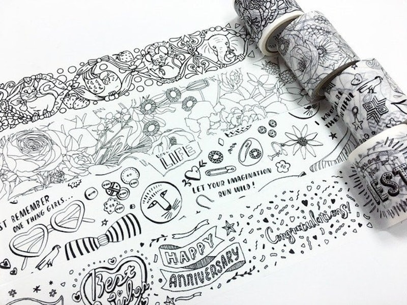 maste for Coloring 著色紙膠帶 1