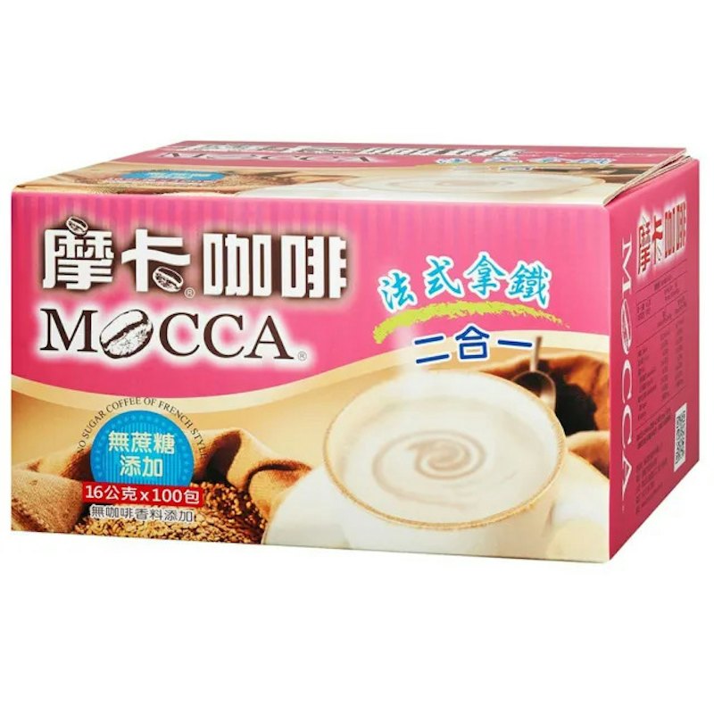 法式拿鐵二合一隨身包即溶咖啡無糖 1