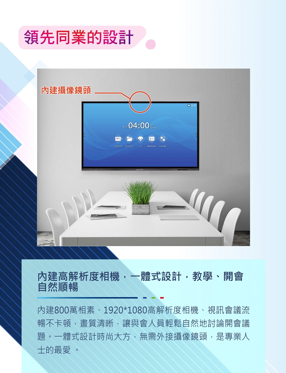 紅外線互動智慧電子白板 2