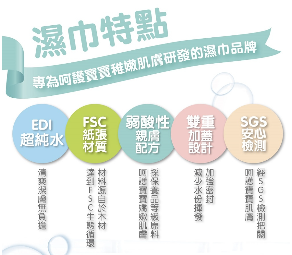 EDI 超純水嬰兒潔膚柔濕巾 2