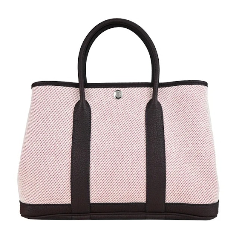 5. HERMES GARDEN PARTY 帆布暗釦手提包 1