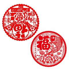 春聯福字春字無痕貼