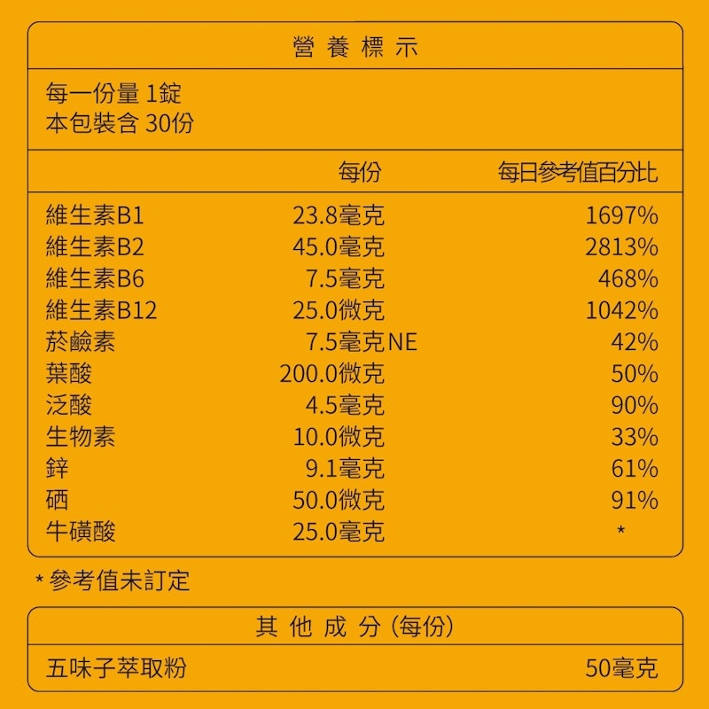 B群緩釋雙層錠 2