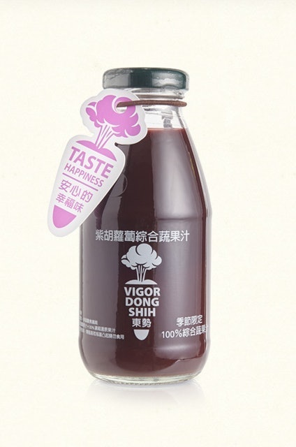 100%紫胡蘿蔔綜合蔬果汁 1