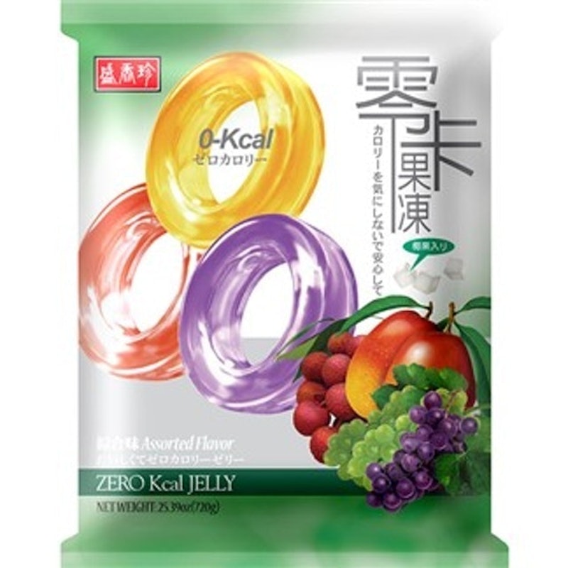 5. 盛香珍 零卡果凍綜合口味/27入 1