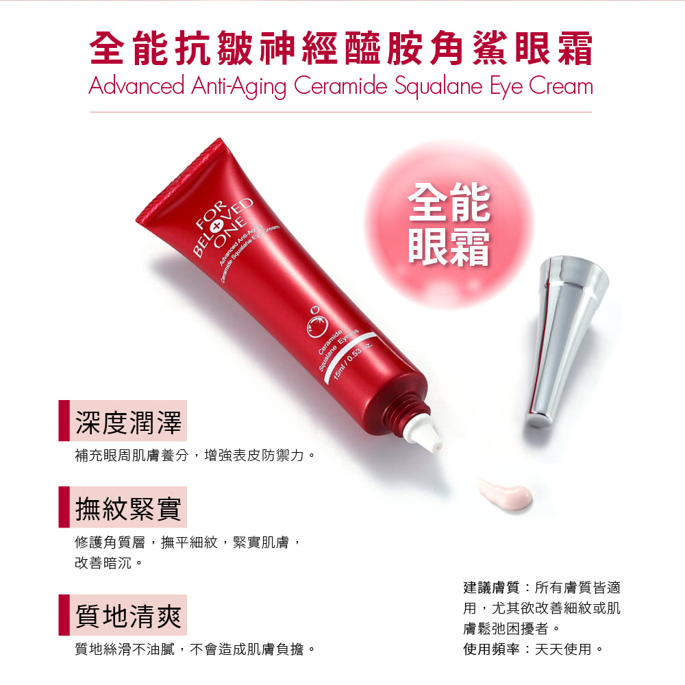 全能抗皺神經醯胺角鯊眼霜 2