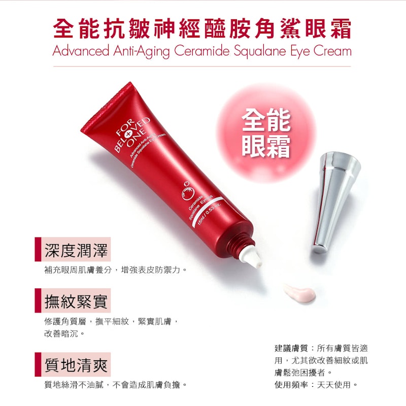 全能抗皺神經醯胺角鯊眼霜 2