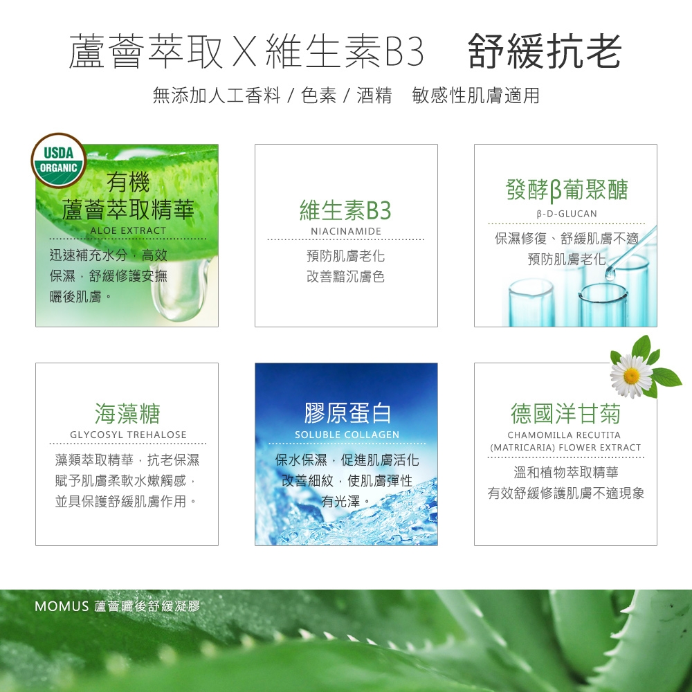 蘆薈曬後舒緩凝膠 3