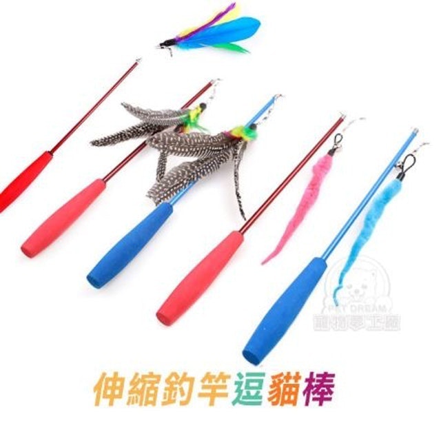 7. 伸縮釣竿逗貓棒 1