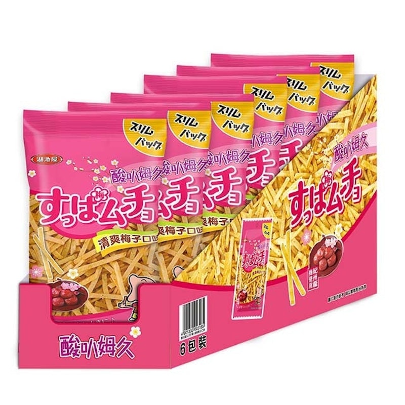 6. 湖池屋 酸叭姆久隨手包洋芋條 清爽梅子口味/6入 1
