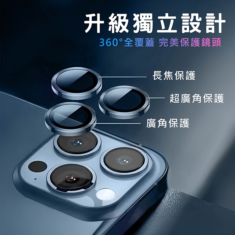 鋁合金玻璃鏡頭貼 3