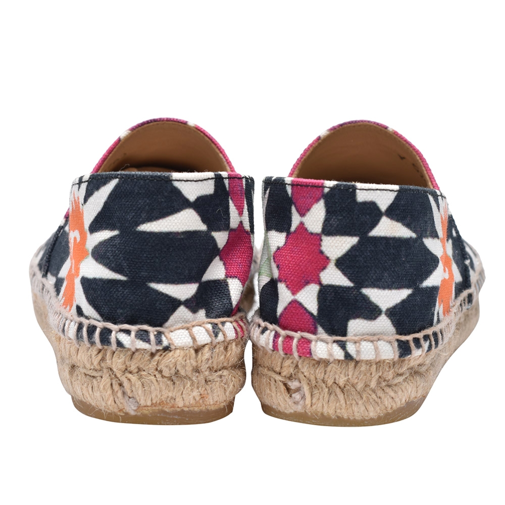 Espadrilles 彩色帆布草編鉛筆鞋 2