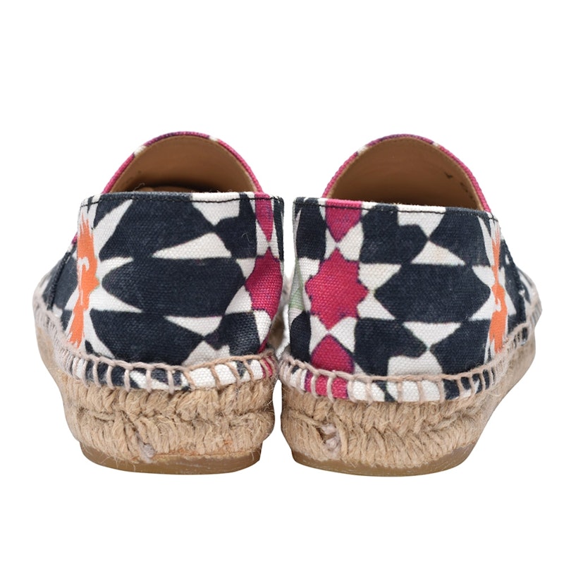 Espadrilles 彩色帆布草編鉛筆鞋 2