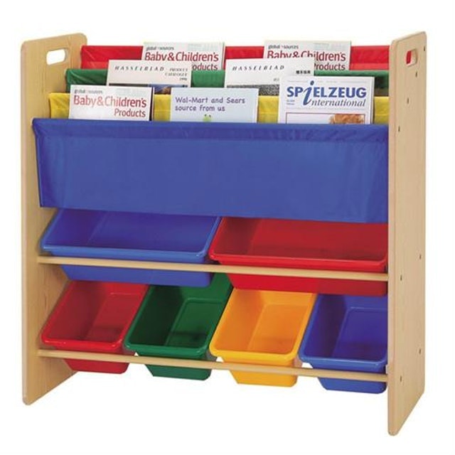 兒童書報玩具收納架 1
