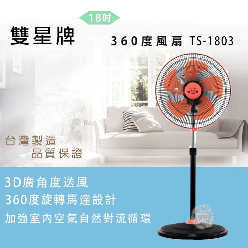 360度循環電風扇 2