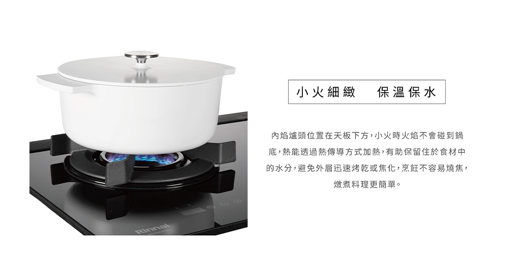 台爐式內焰不銹鋼雙口瓦斯爐 3