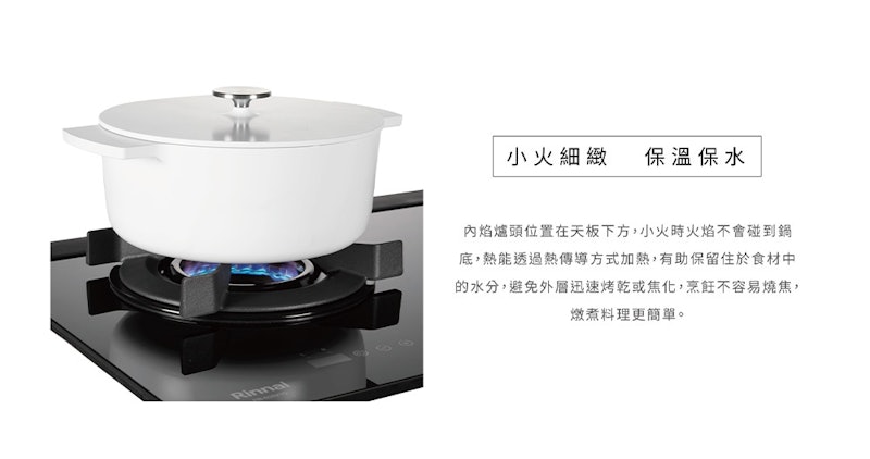 台爐式內焰不銹鋼雙口瓦斯爐 3