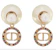 DIOR Tribales CD LOGO 彩色水晶及珍珠耳環 1