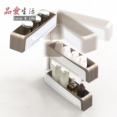 9. 品愛生活 360度高級廚房調味瓶置物架