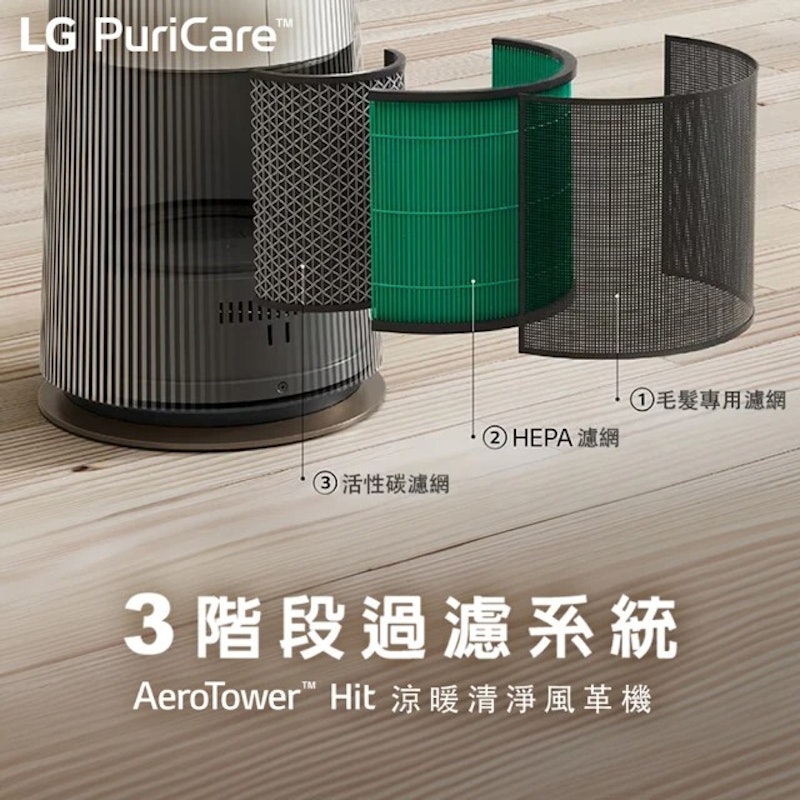 PuriCare AeroTower 風革機 三合一涼暖系列 4