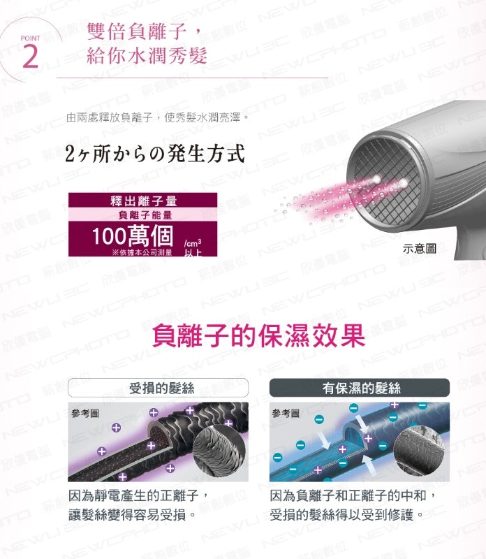 大風量負離子吹風機 4