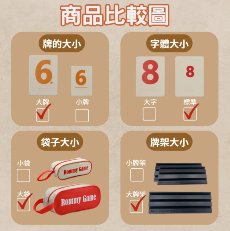 Rommy拉密數字牌 3