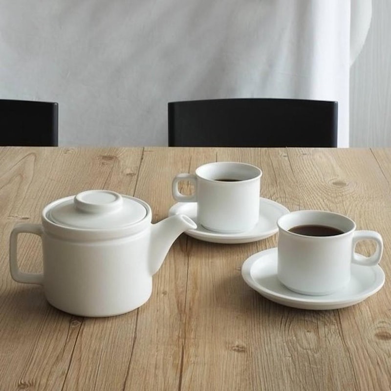 白瓷系列 簡約陶瓷茶具組 1